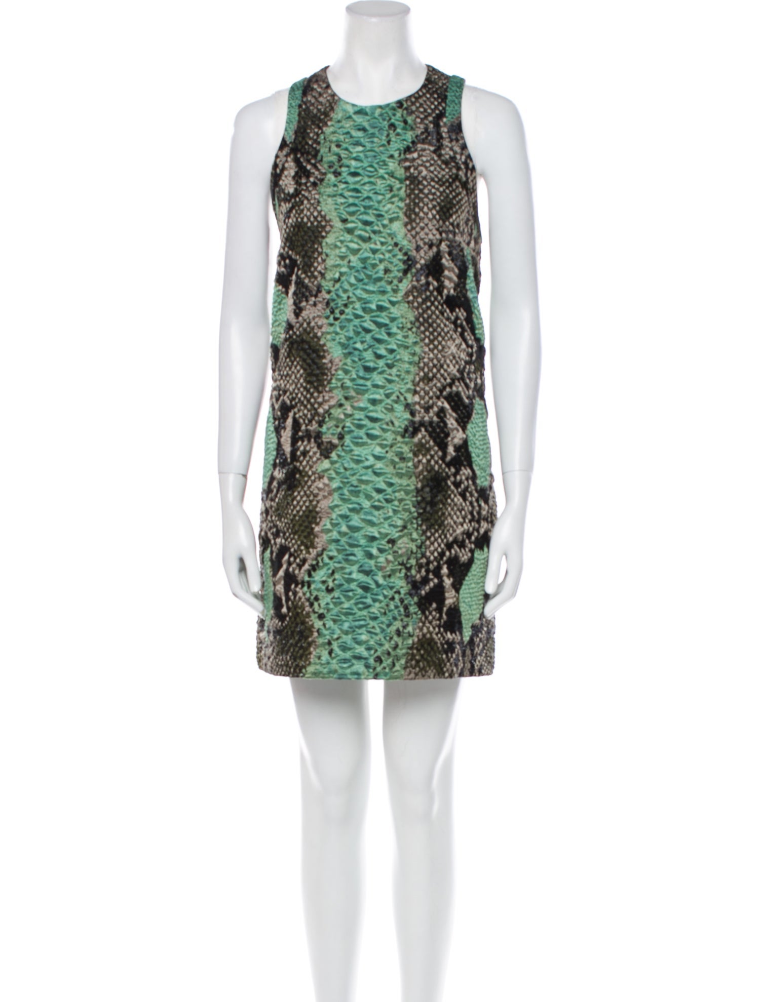 Gucci Animal Print Mini Dress